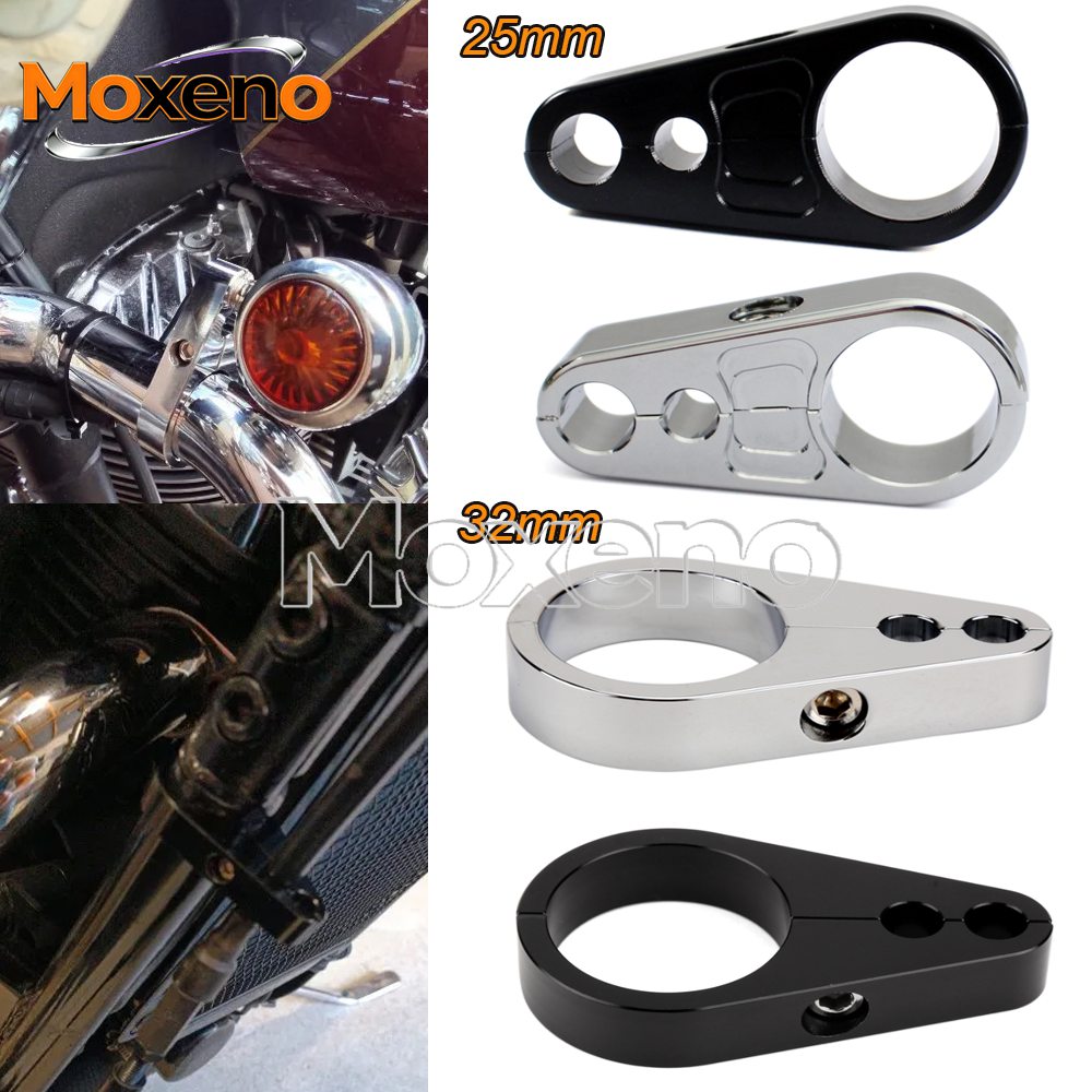 Motorcycle Brake Cable - Motorcycle CNC Frame Handlebar Cable Clamp