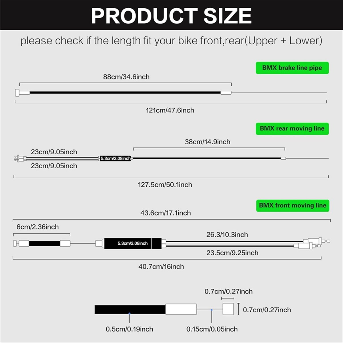 A61P Bike Gyro Brake Cables Fr - Brake Rotor ulasan dan harga
