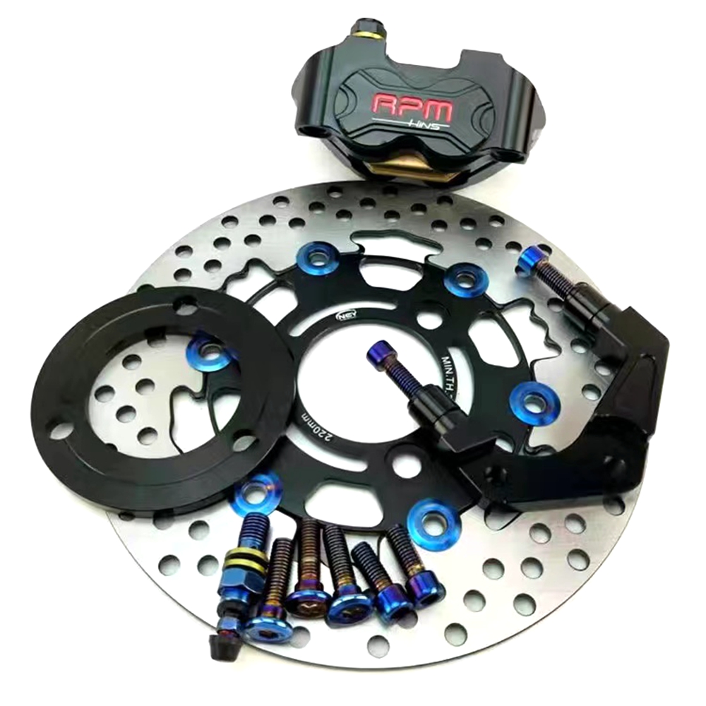 220mm Motorcycle RPM Front Rea - Front Rear Brake Caliper Bracket Kit ulasan dan harga